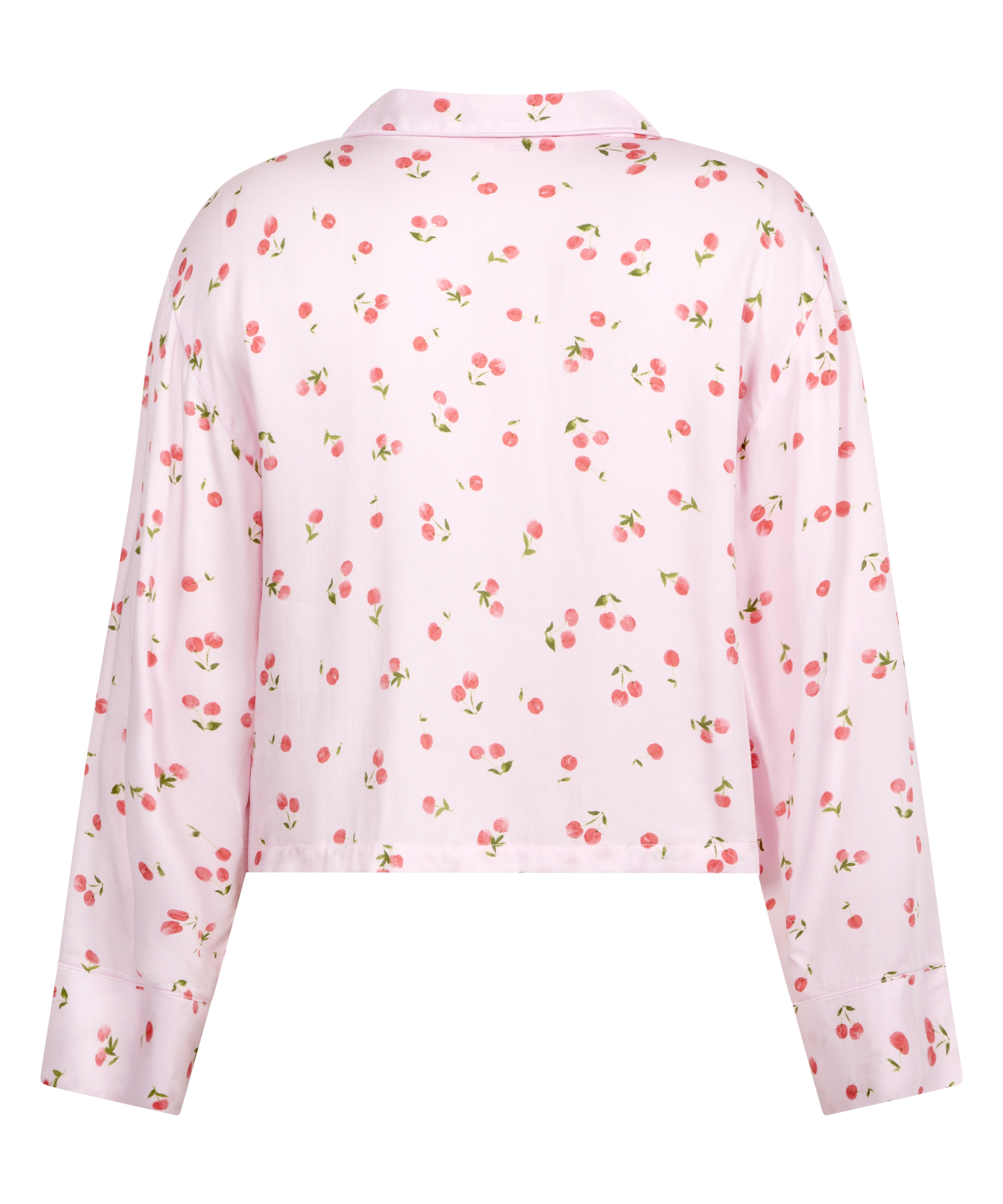 Satin Long-Sleeved Jacket, Pink, main