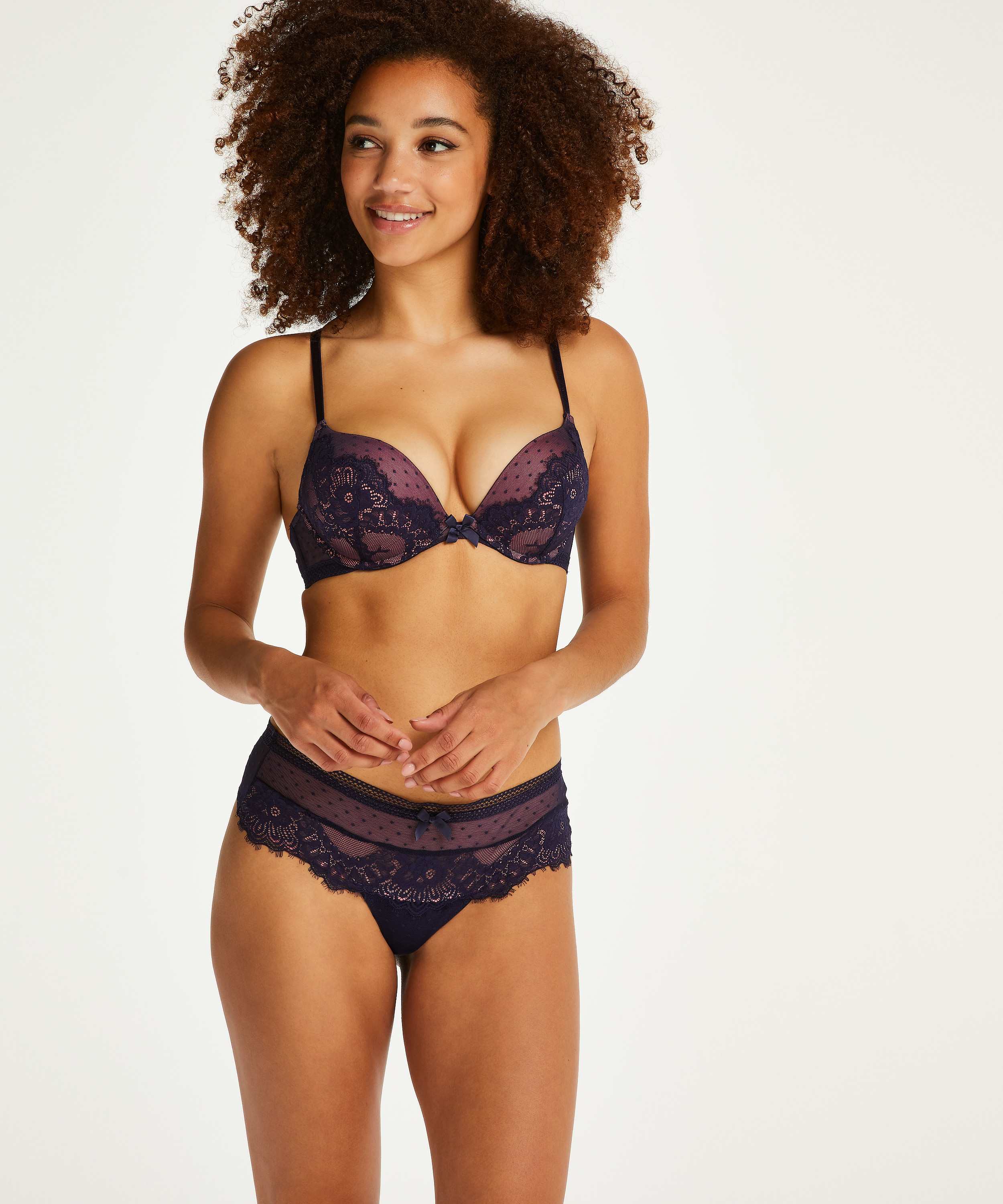 Bessie thong boxers, Blue, main