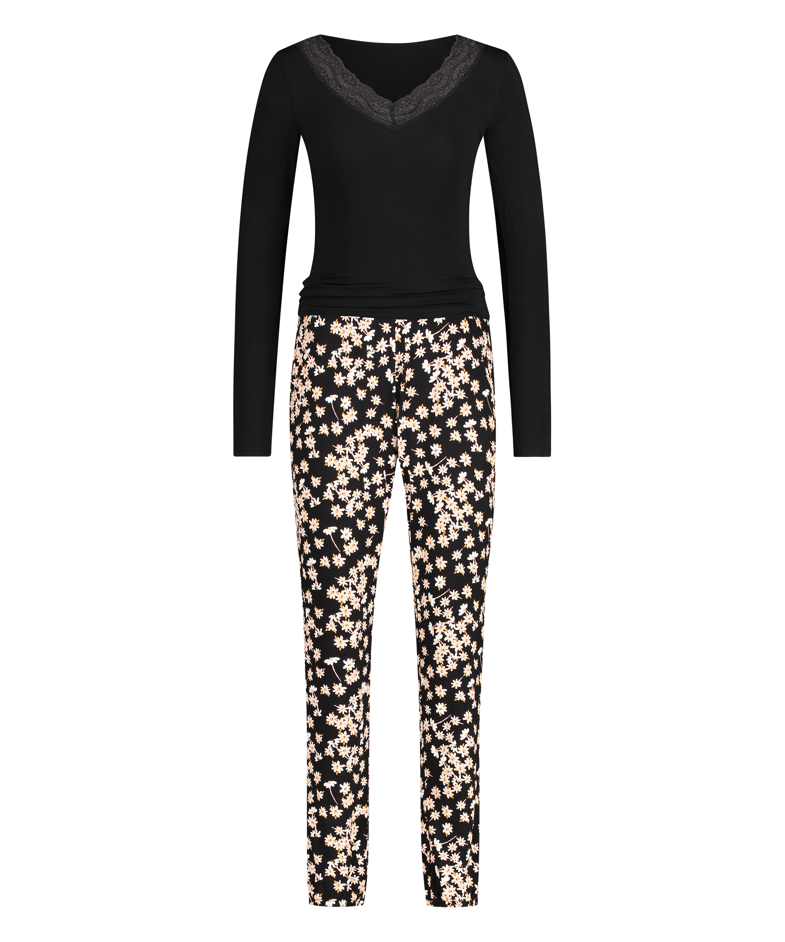 Pyjama set Daisy, Black, main