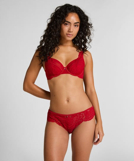 Whitney Non-Padded Underwired Bra, Red