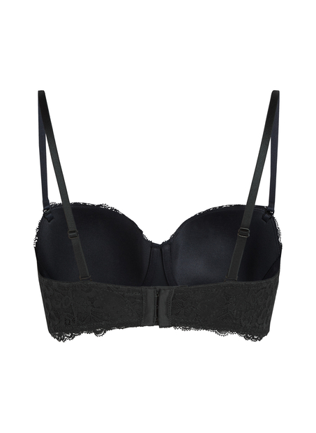 Marine Padded Underwired Bra, Black