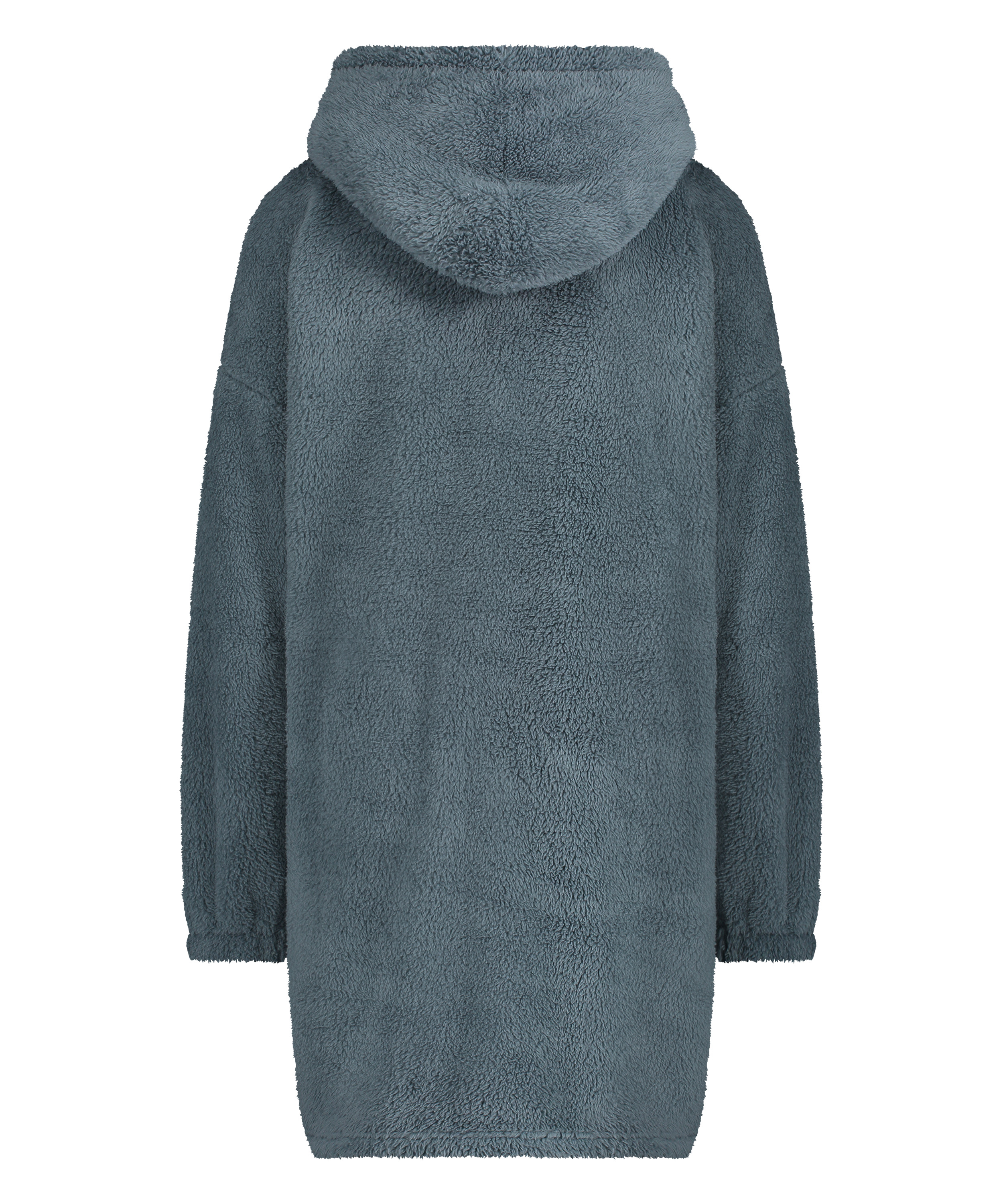 Snuggle Fleece Lounge Dress, Blue, main