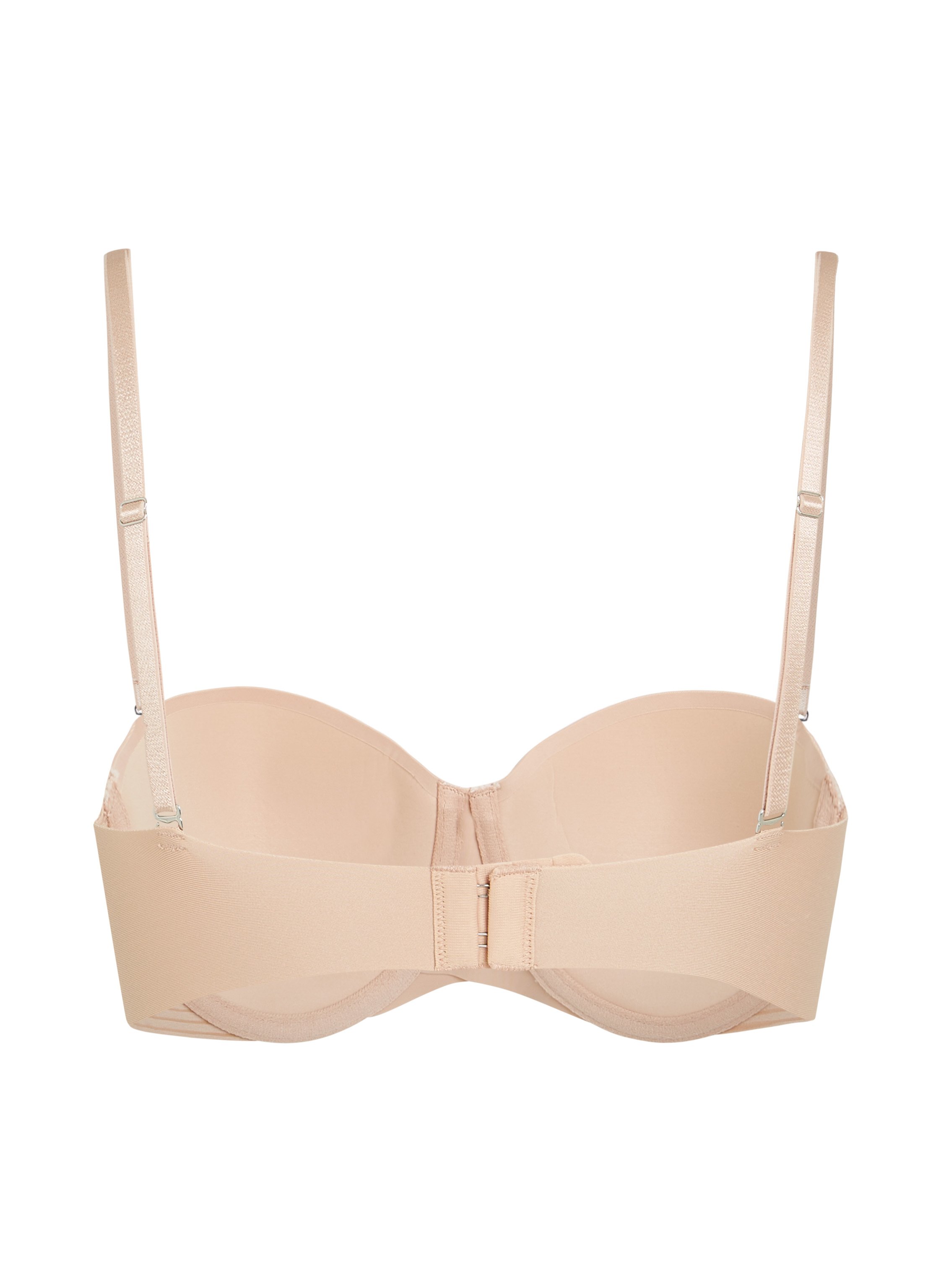 Jane Padded Underwired Strapless Bra, Beige, main