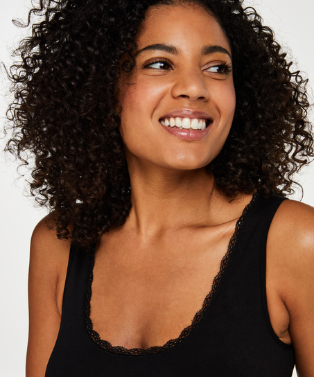 Firming cami top - Level 2, Black