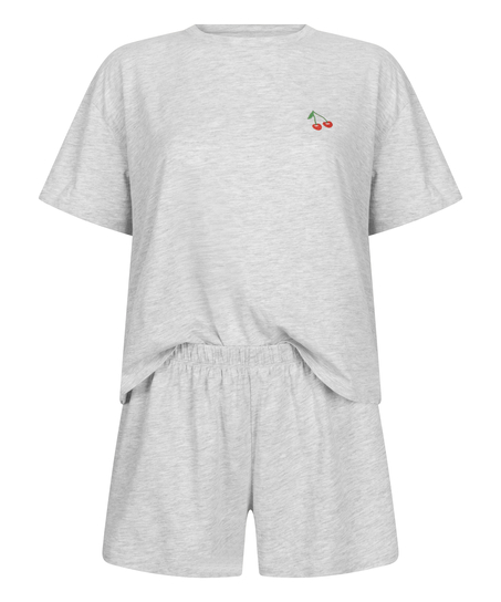 Pyjamaset Cotton, Grey