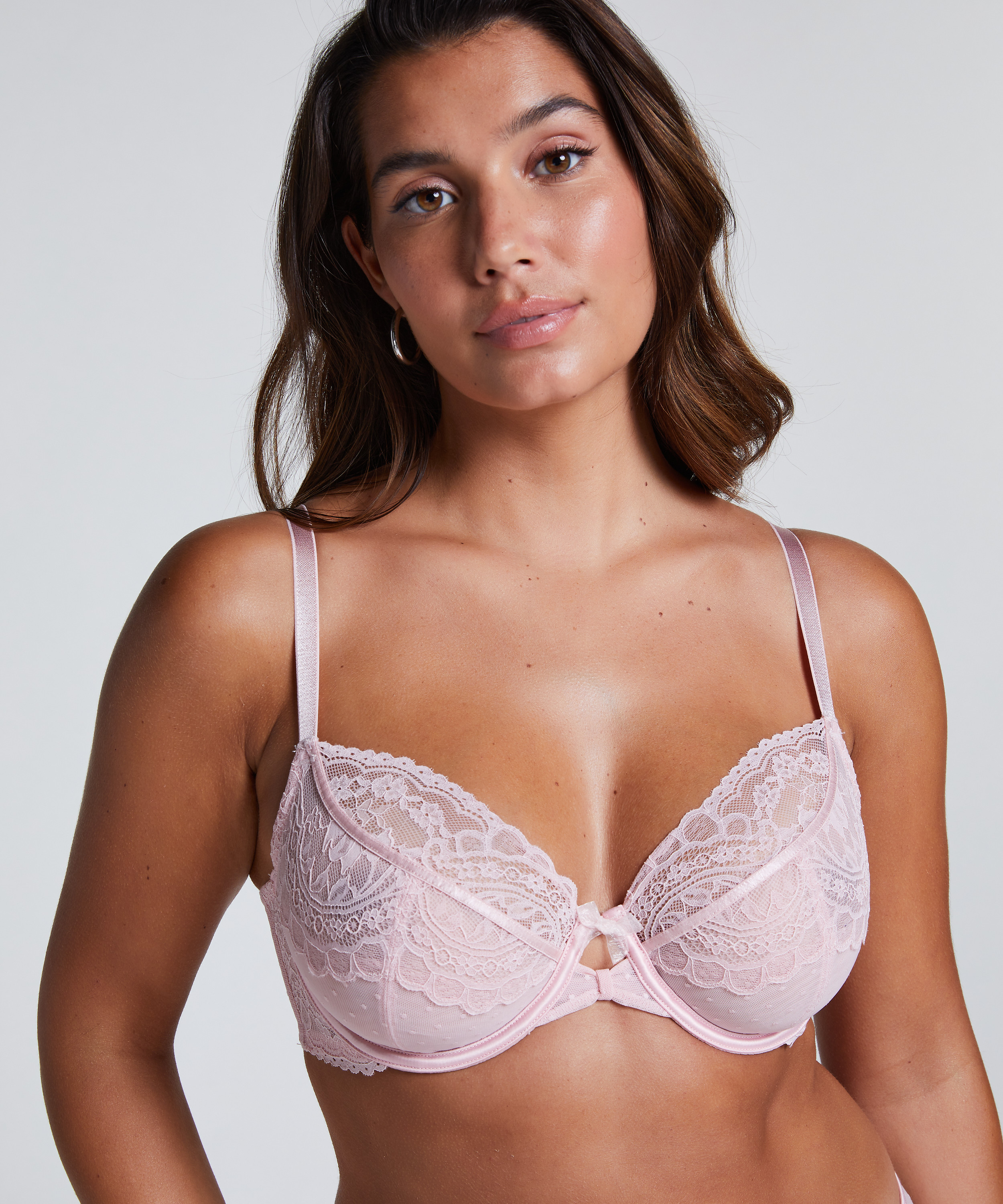 Juliette Non-Padded Underwired Bra, Pink, main