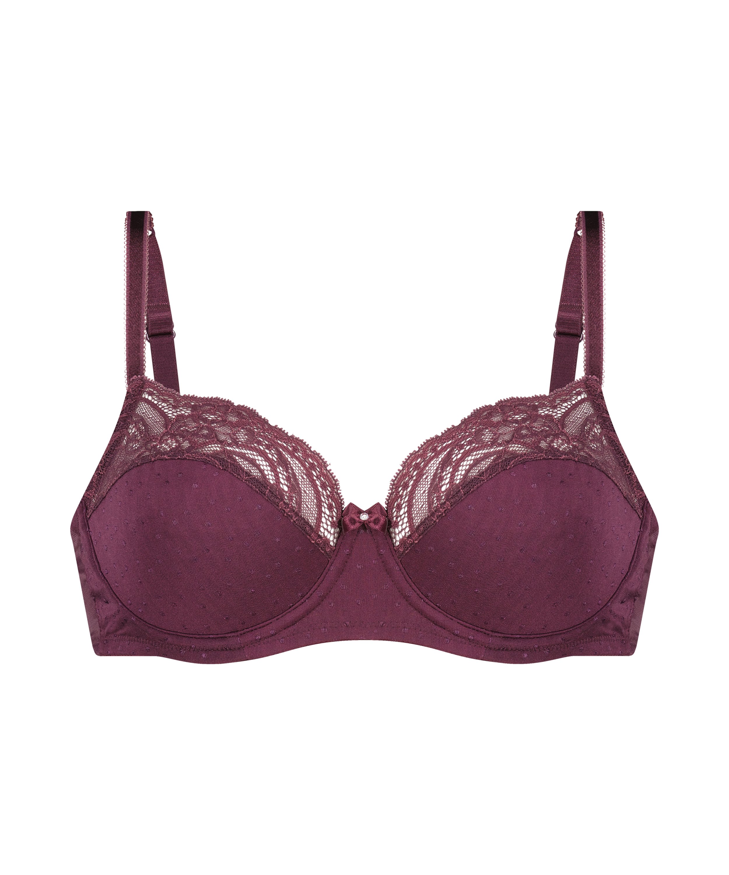 Sophie Non-Padded Underwired Bra, Purple, main