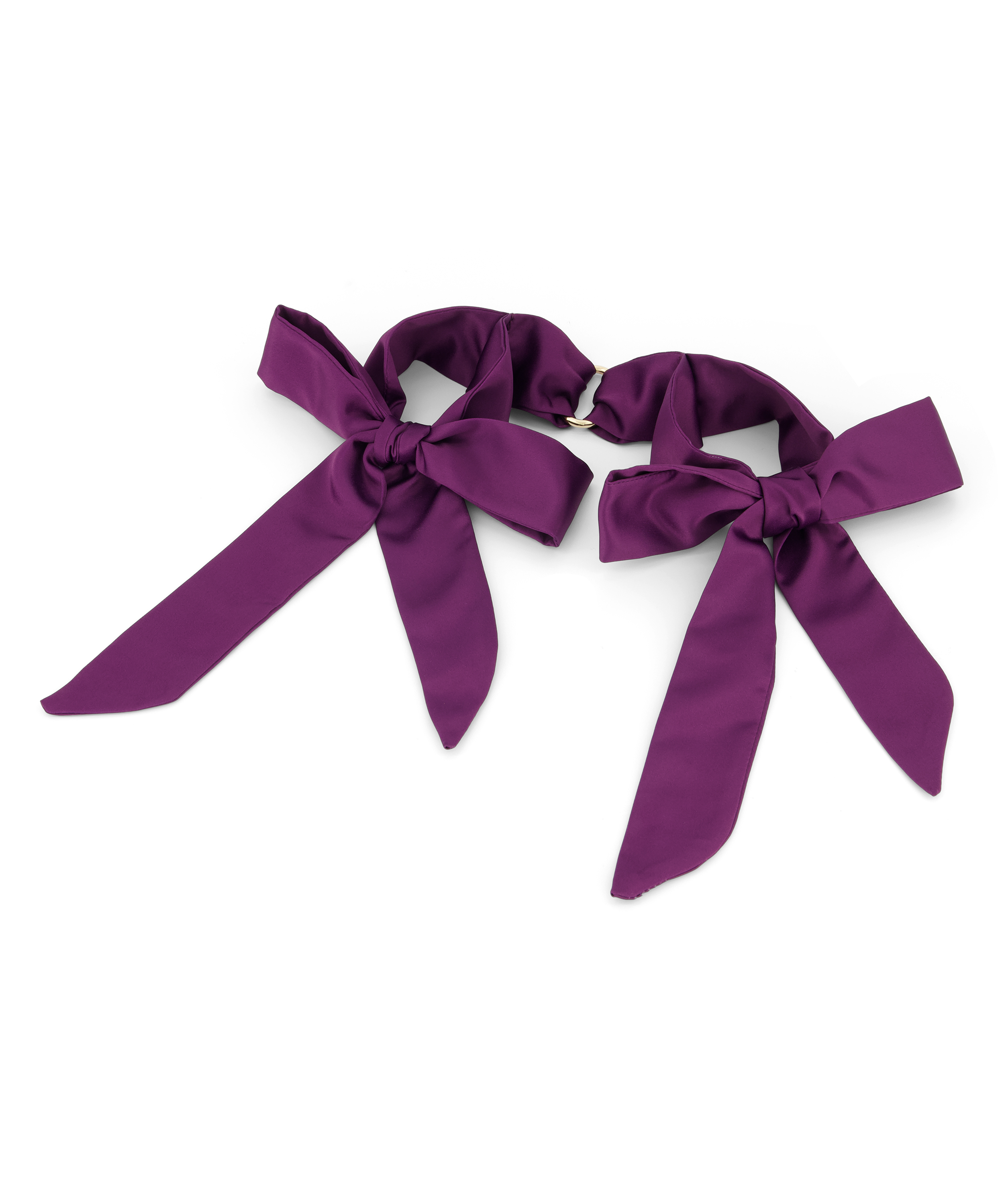 Private Satin Handcuffs, Purple, main