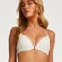 Miley padded push-up underwired bra, White