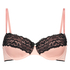 Cherry Padded Underwired Bra, Pink