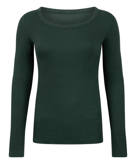 Cotton Pyjama Top, Green