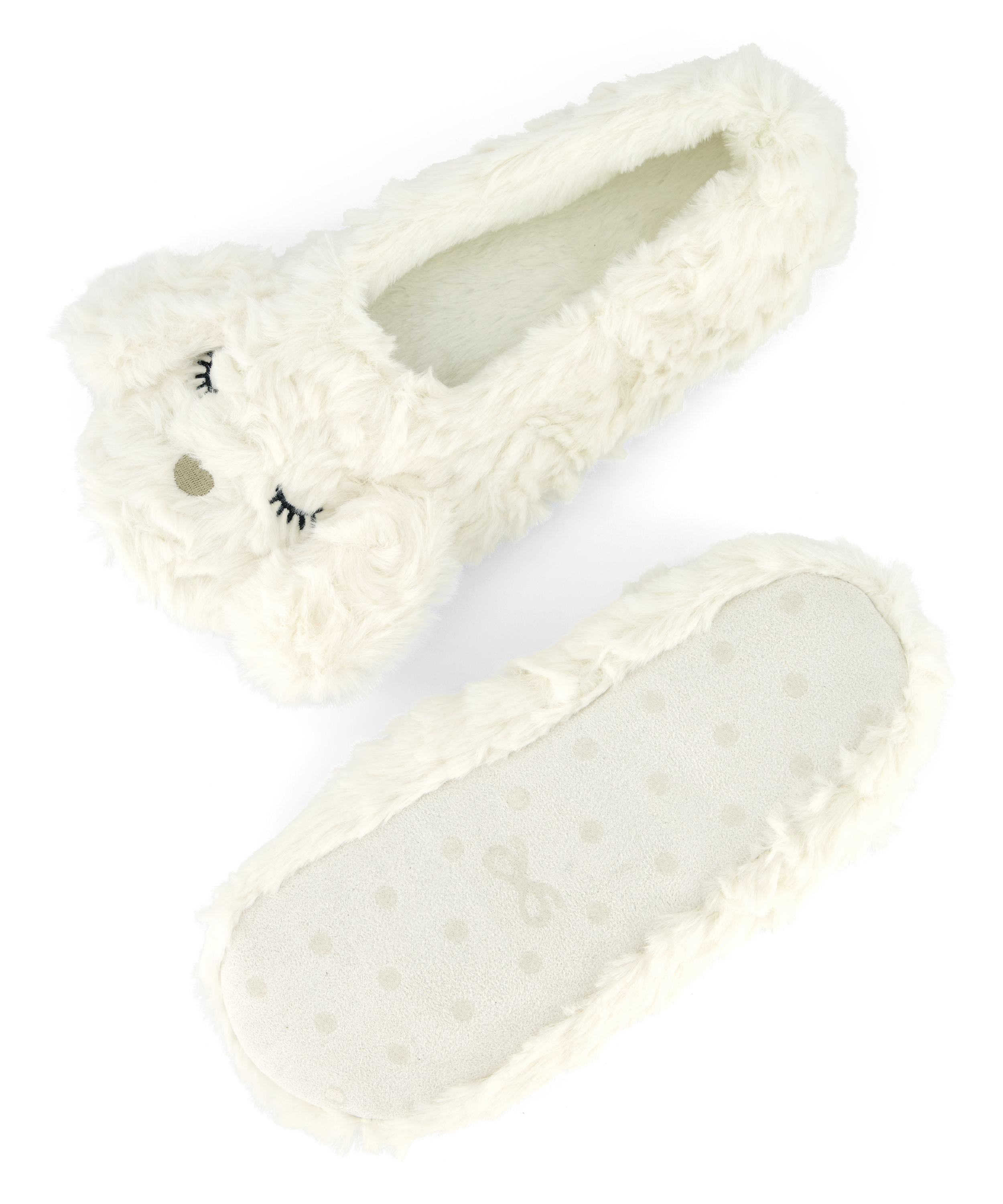 Ballerina slippers, White, main