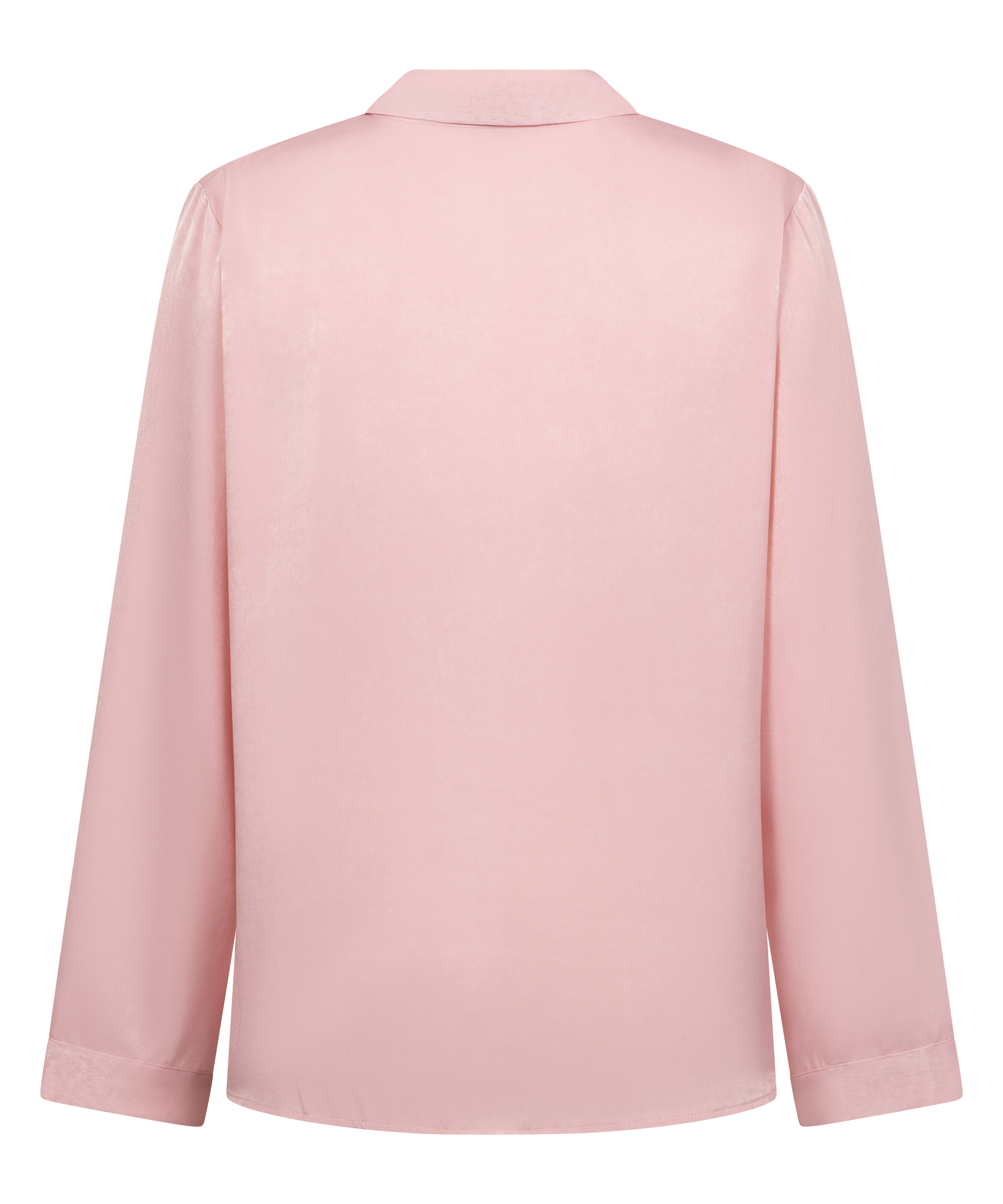 Satin Long-Sleeved Jacket, Pink, main