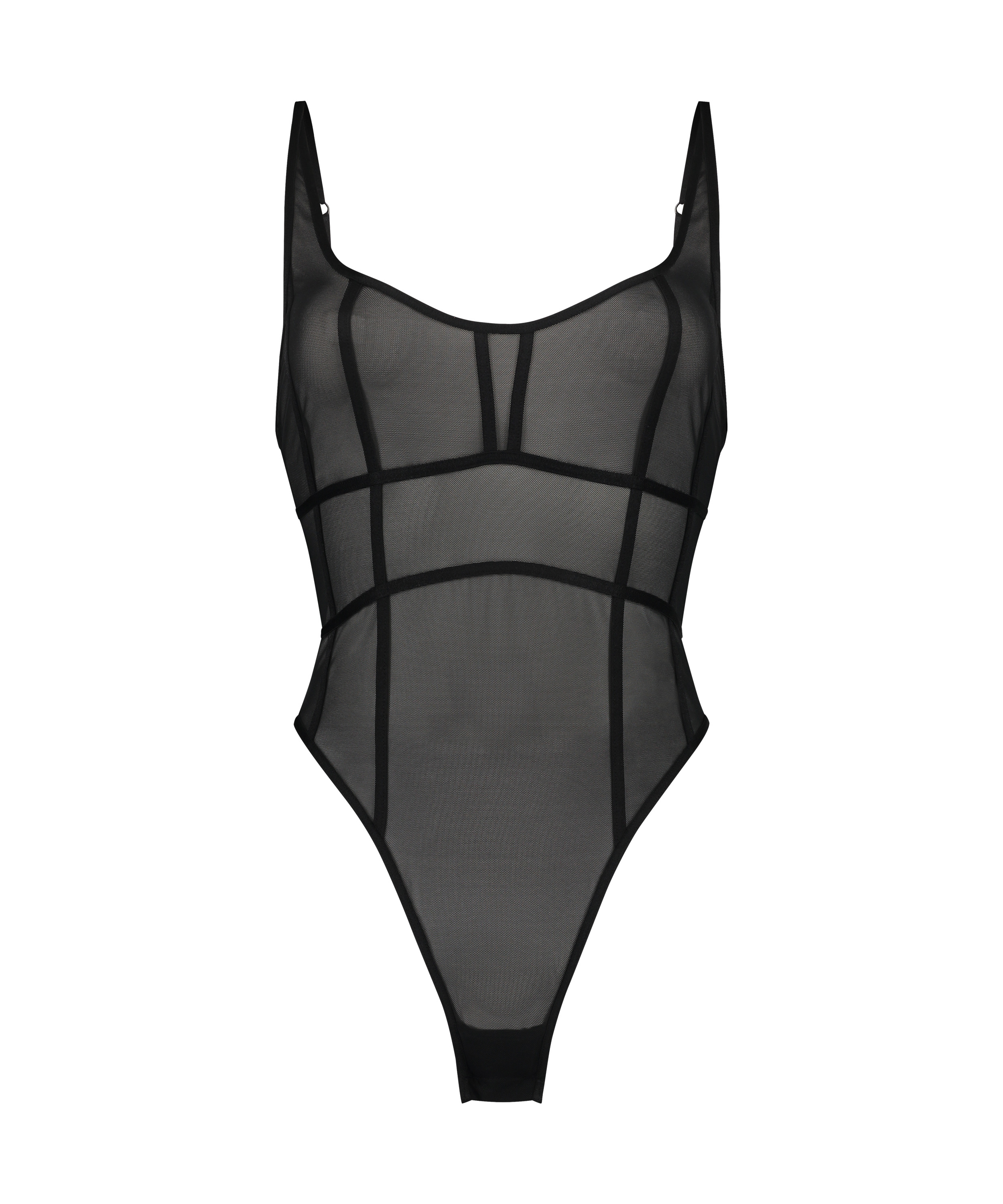 Sexy Mesh Body, Black, main