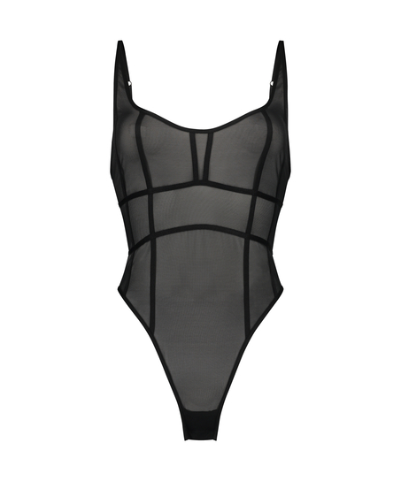 Sexy Mesh Body, Black
