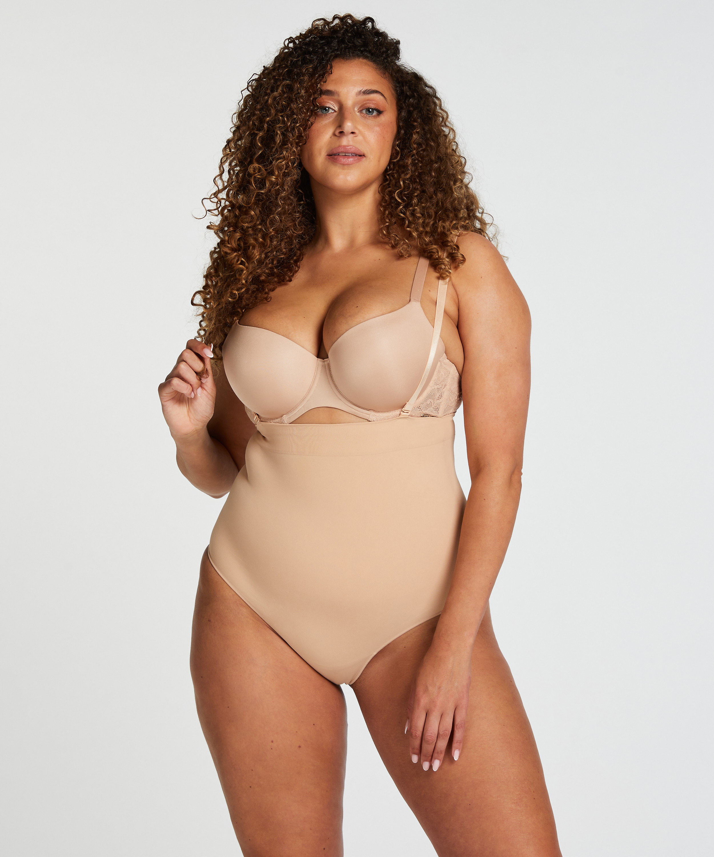 Invisible Thong, Beige, main