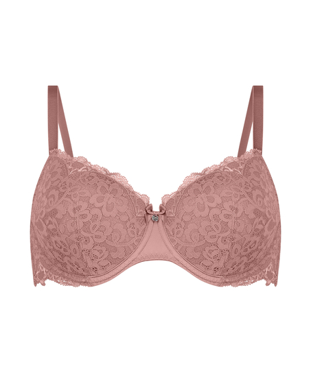 Marine Padded Underwired Bra, Pink