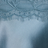 Silk Lace Slip Dress, Blue