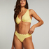 Scallop Non-Padded Underwired Bikini Top, Yellow