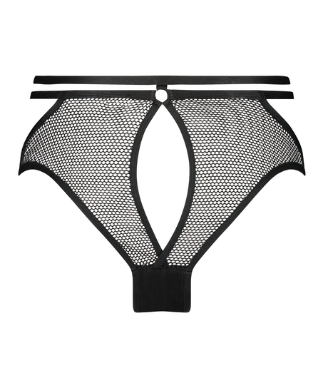 Pleasure Open Crotch Brazilian, Black