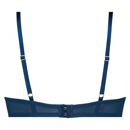 Louise padded underwired maximizer bra, Blue