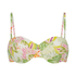 Tropics Push-Up Bikini Top Cup A - E, White