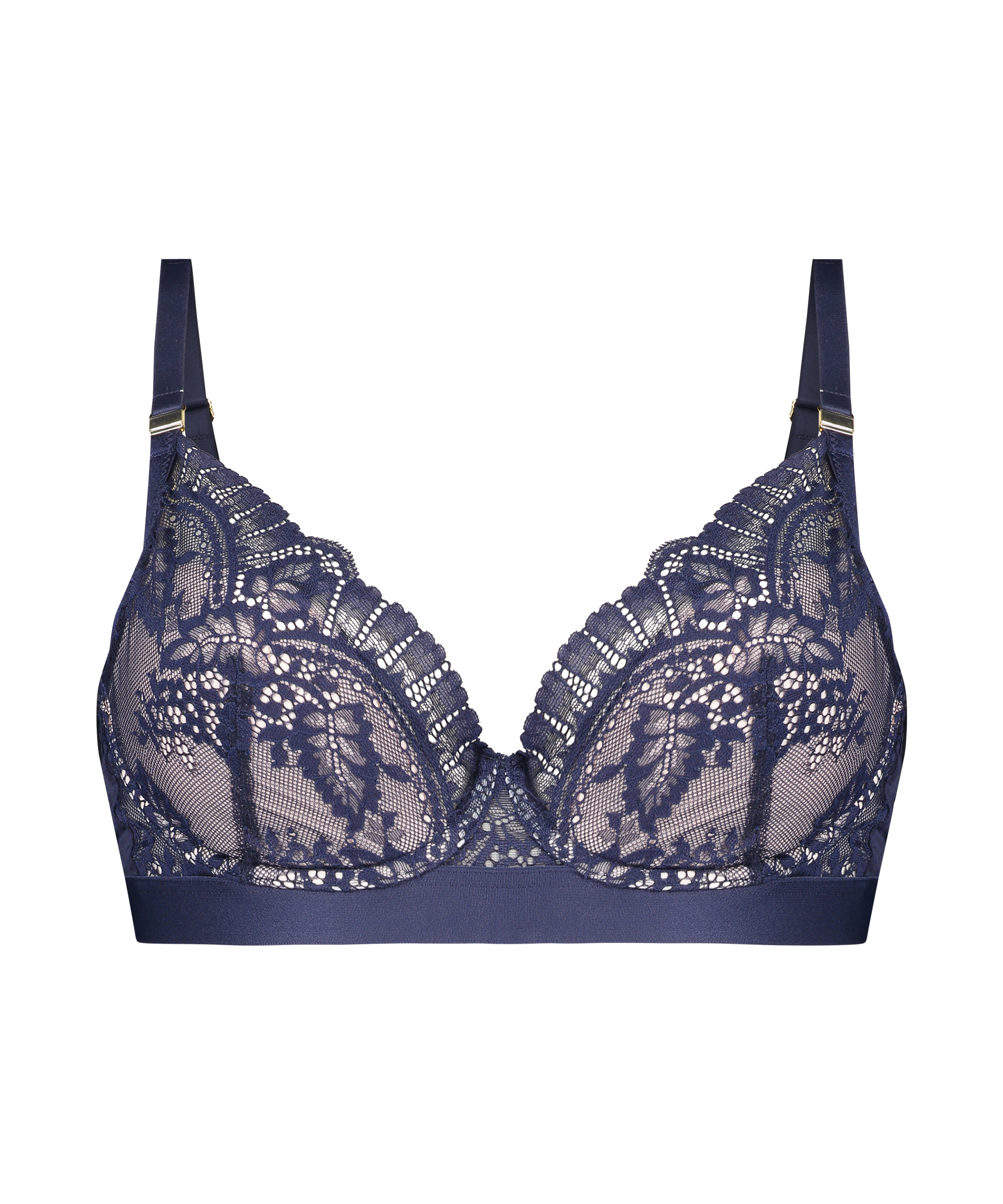 Adelaide Padded Underwired Maternity Bra, Blue, main