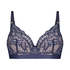 Adelaide Padded Underwired Maternity Bra, Blue