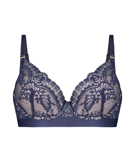 Adelaide Padded Underwired Maternity Bra, Blue