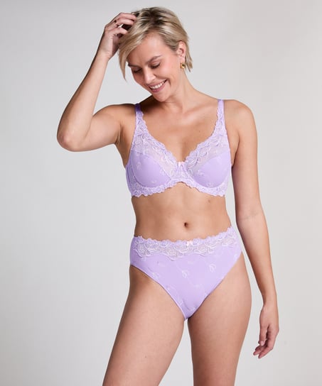 Diva Non-Padded Underwired Bra, Purple