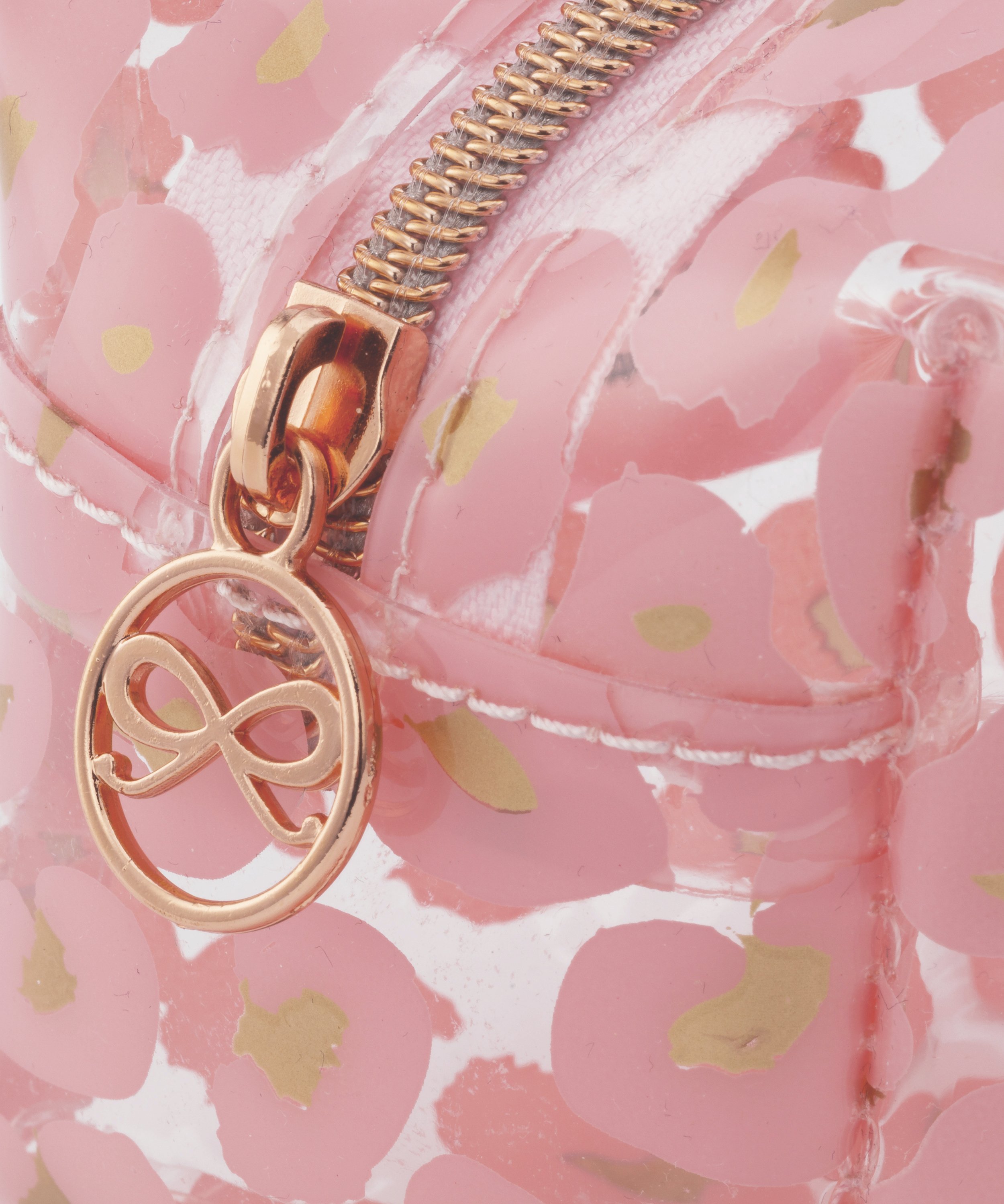 Leopard Make-Up Bag, Pink, main