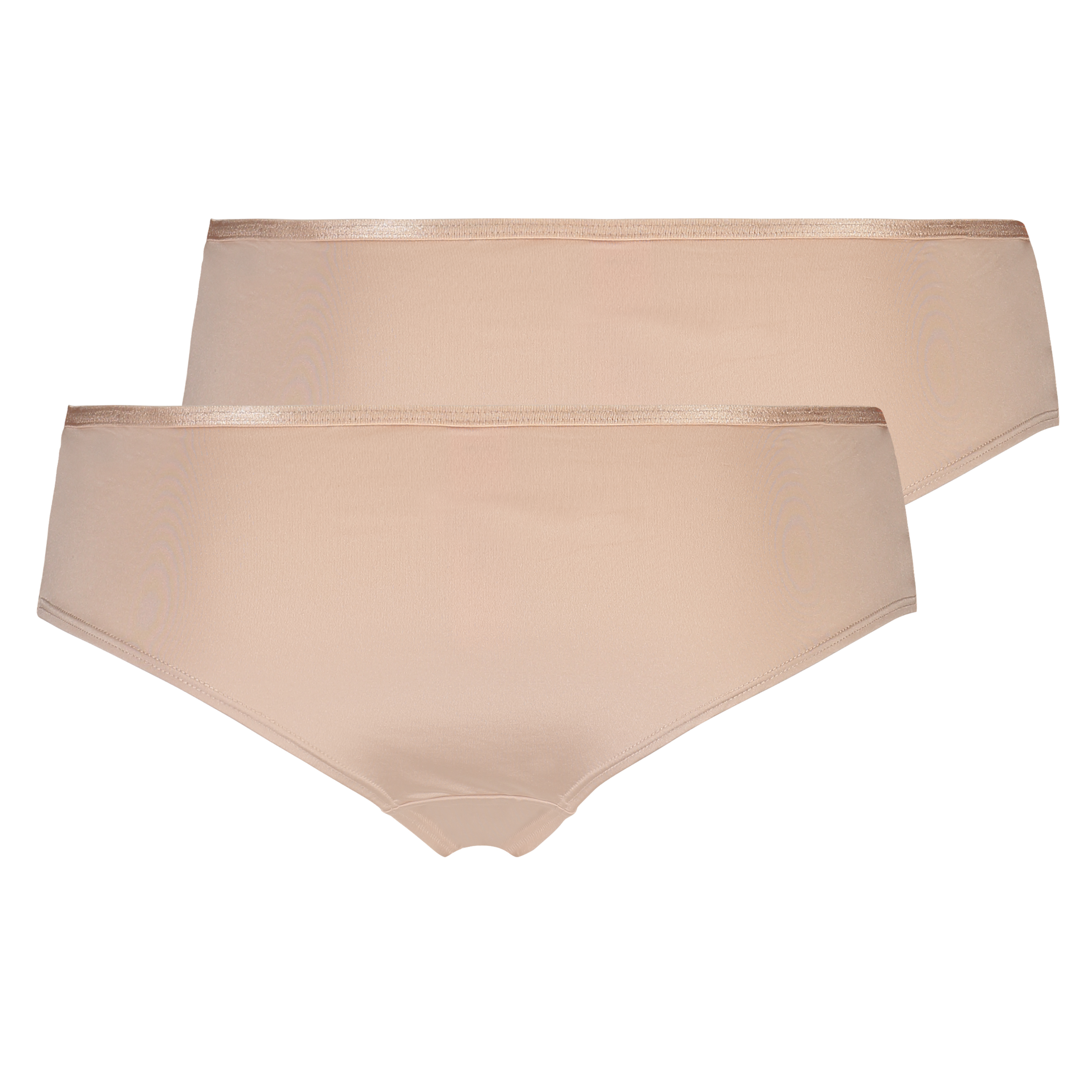 2-pack of Angie Brazilian knickers, Beige, main