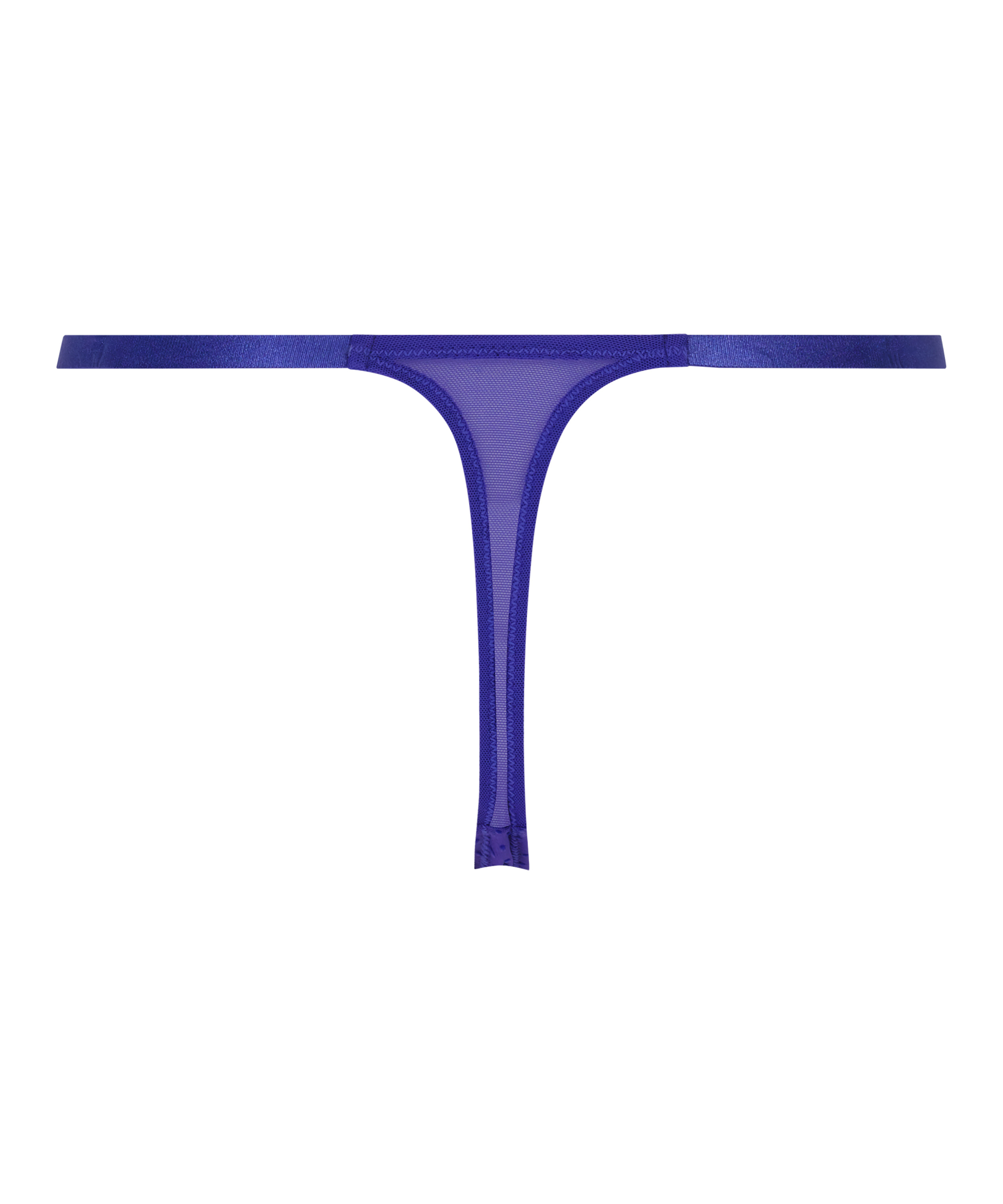 Nikki High Leg Thong, Blue, main