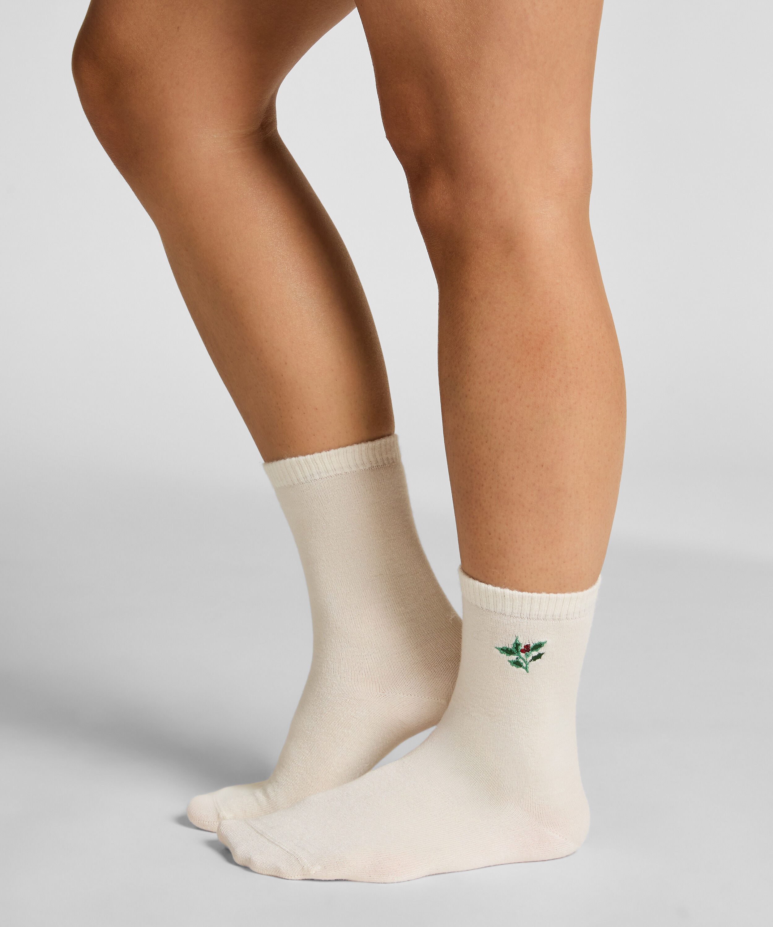 Modal Crew Socks, White Modal Crew Socks, White