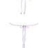 Aruba Triangle Bikini Top, Purple