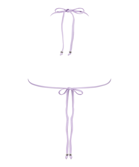 Aruba Triangle Bikini Top, Purple