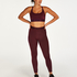 HKMX The Crop Logo Sports Bra Level 1, Purple