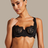 Chalice Non-Padded Underwired Bra, Black