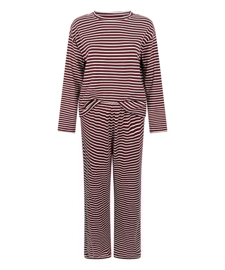 Pyjamaset Cotton Jersey, Purple