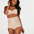 Sculpting scallop high waisted brief - Level 3, Beige