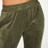 Petite Velours Jogging Bottoms, Green