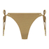 Goldie Shimmer Cheeky Tanga Bikini Bottoms, Yellow