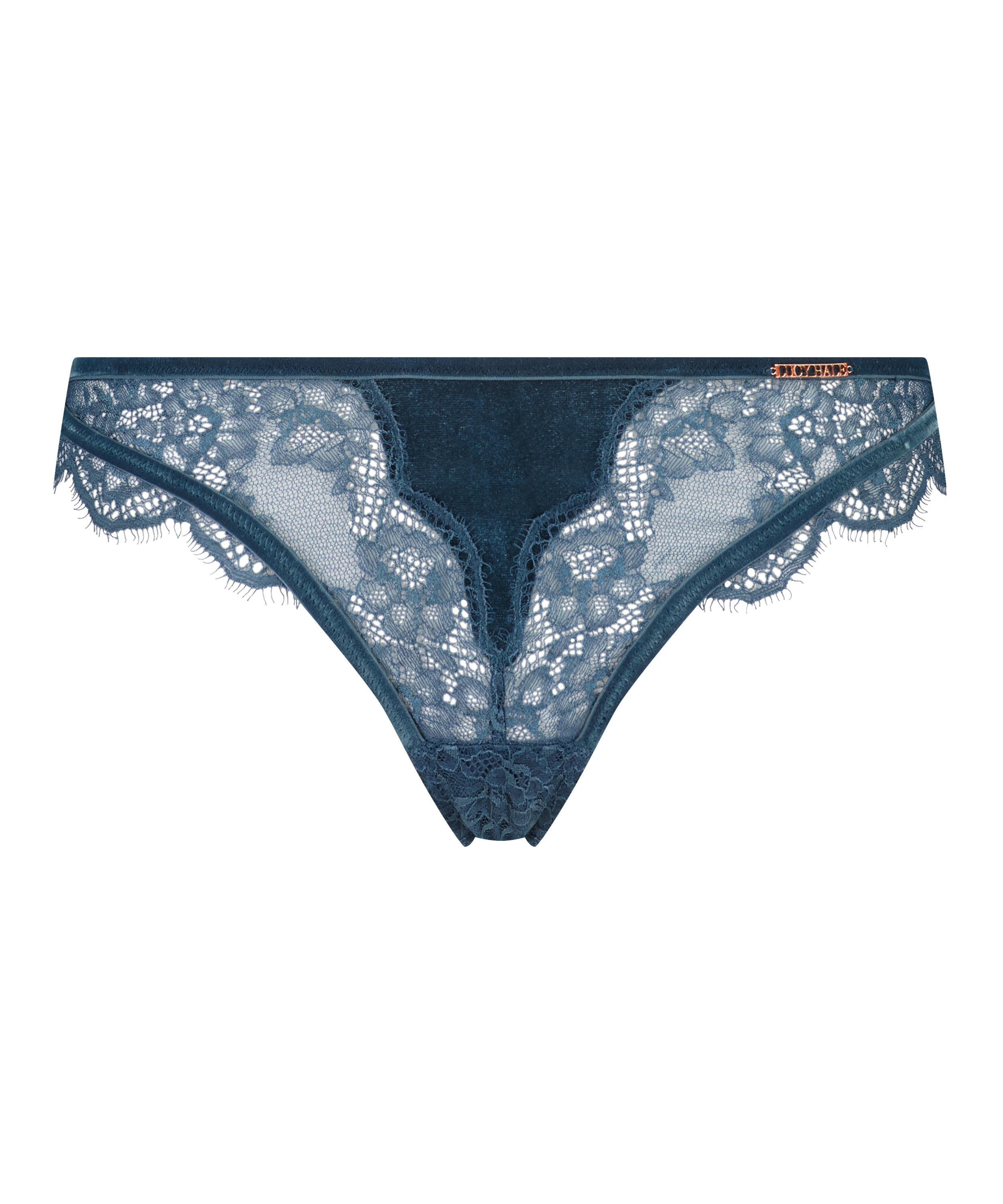 Janelle High-cut Thong Curvy Lucy Hale, Blue, main