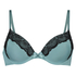 Gina Padded Underwired Bra, Green