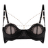 Half-Padded Cup Underwired Bra Belladonna, Black