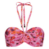 Floral Push-Up Bikini Top Cup A - E, Pink