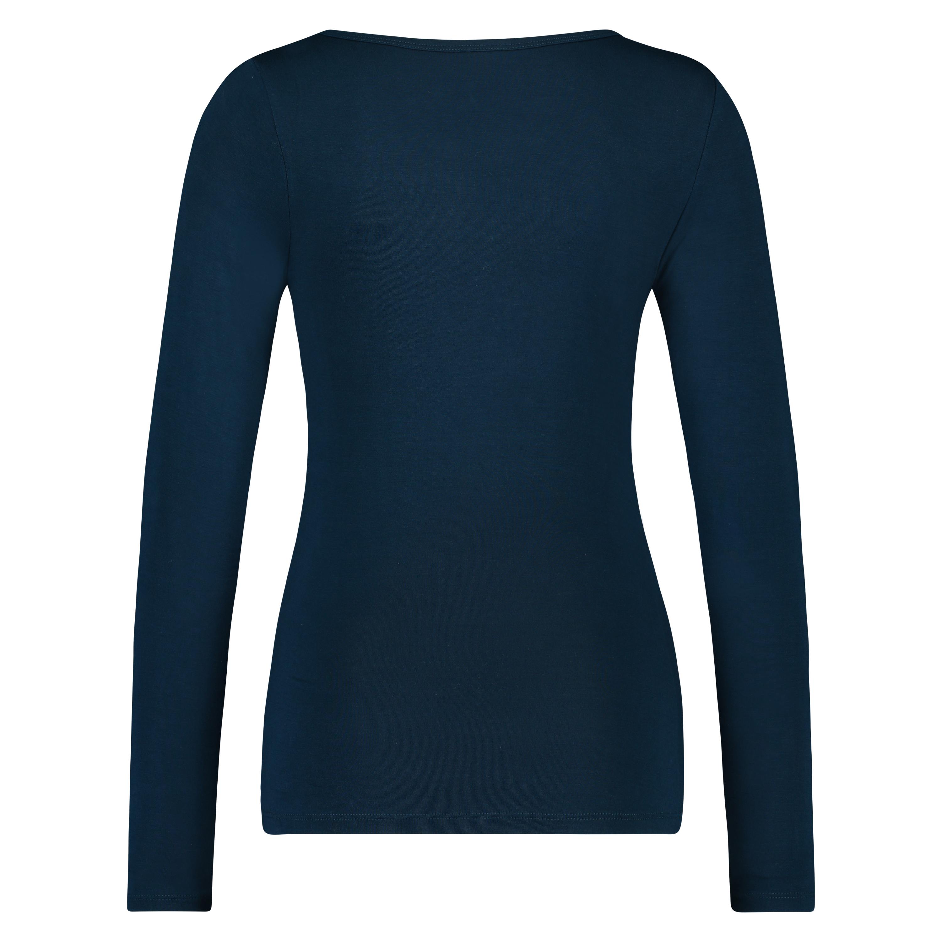 Top V-neck long sleeves, Blue, main