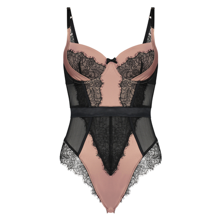 Arianne padded underwired body, Black