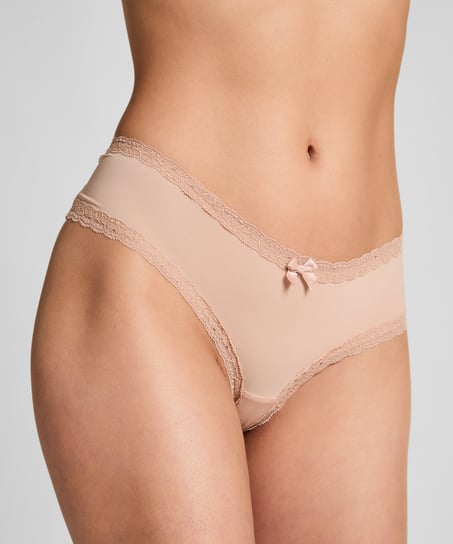 London V-shaped Brazilian, Beige