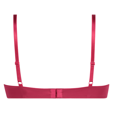 Plunge Padded Underwired Bra, Pink